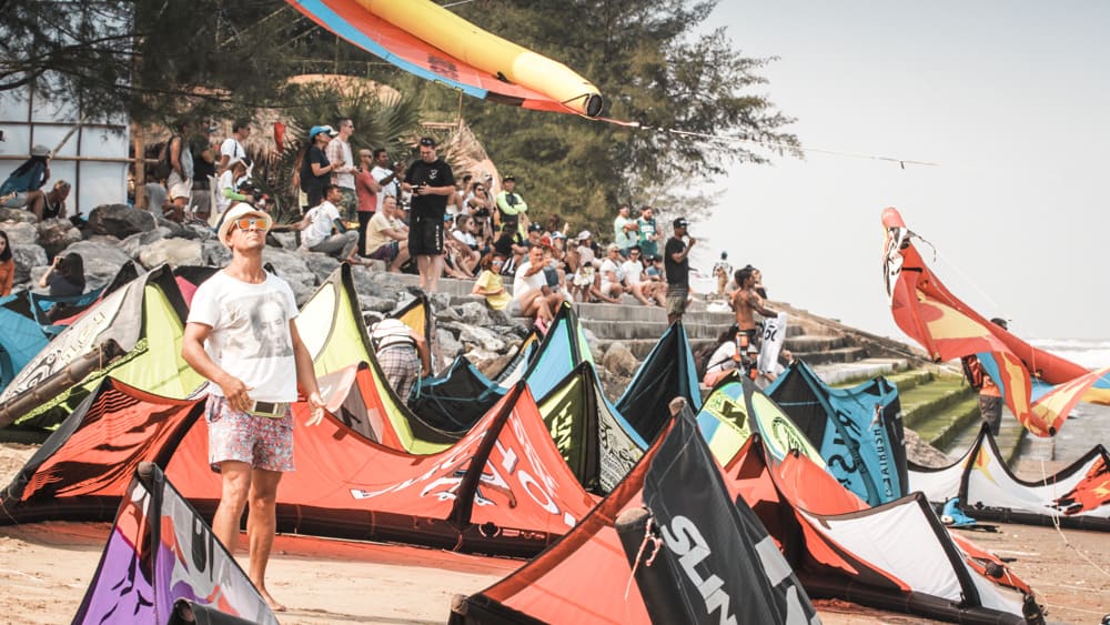 KTA pranburi kitesurfing wedstrijd