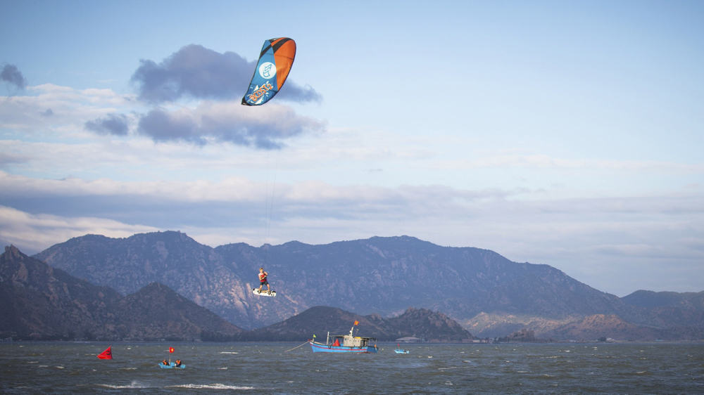 KTA Kitesurfing-Wettbewerb in Phan Rang, Vietnam