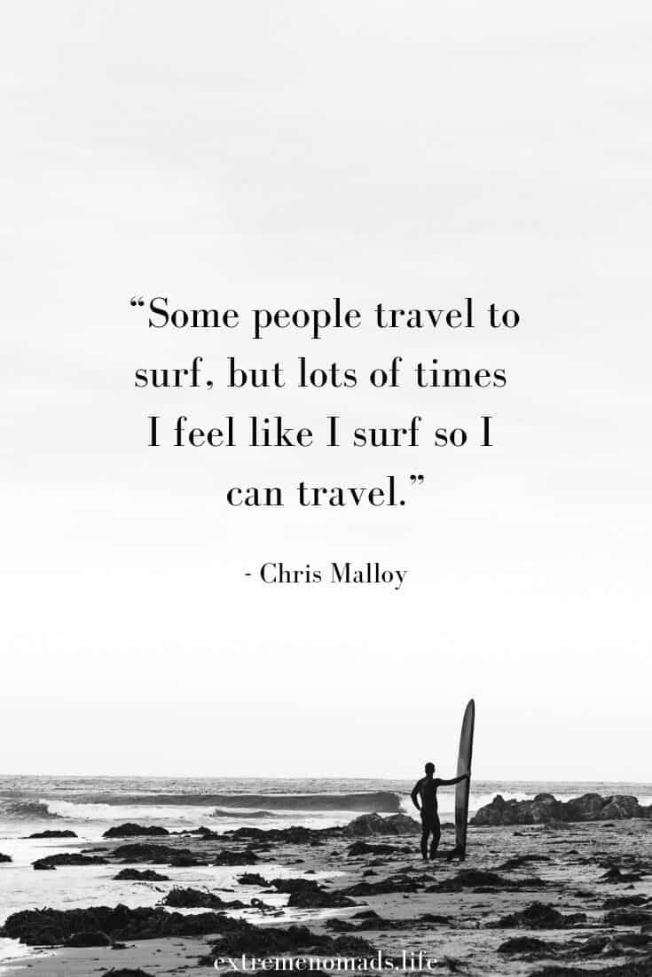 citation de chris malloy surf pour pinterest