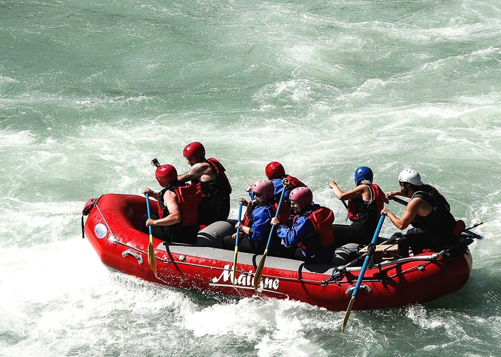 white water rafting in Taiwan