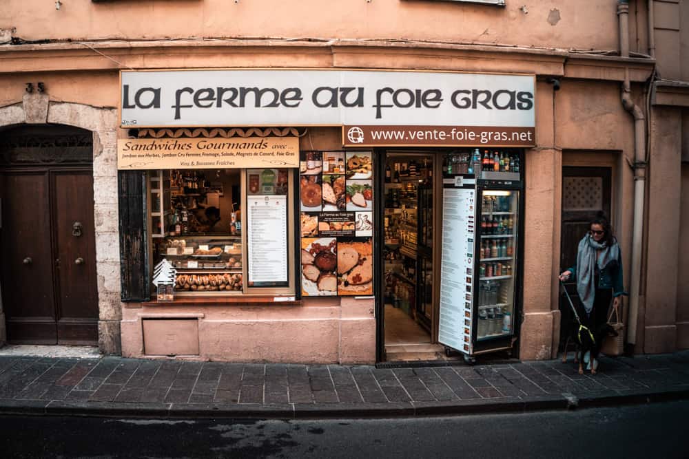 La ferme au Foie Gras, sandwicherie à Antibes, France