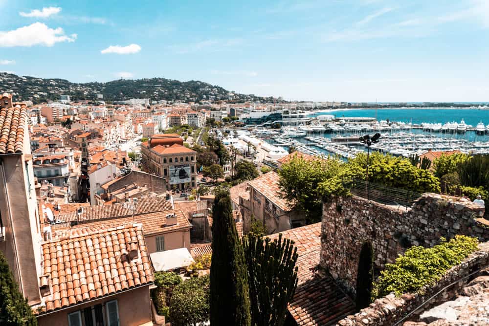 Port de Cannes vu d'en haut (Cannes, France)