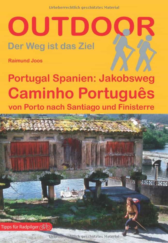 Cover of german guidebook on hiking the portuguese camino