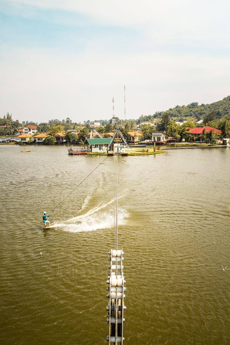 wakeboarding at a 2.0 cable park