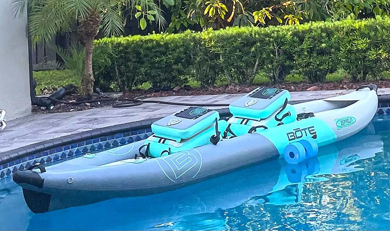 sit on top inflatable kayak