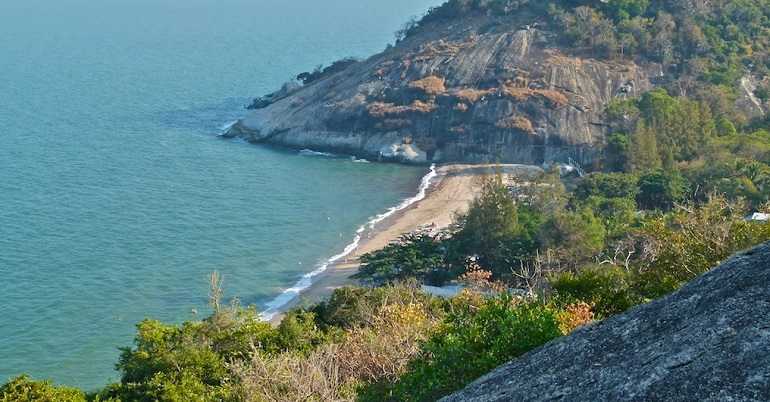 Sam Roi Yot National Park on boat