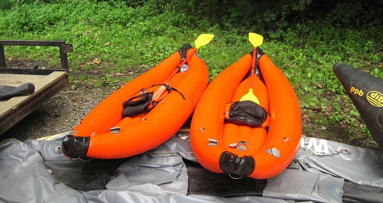 kayak à dos