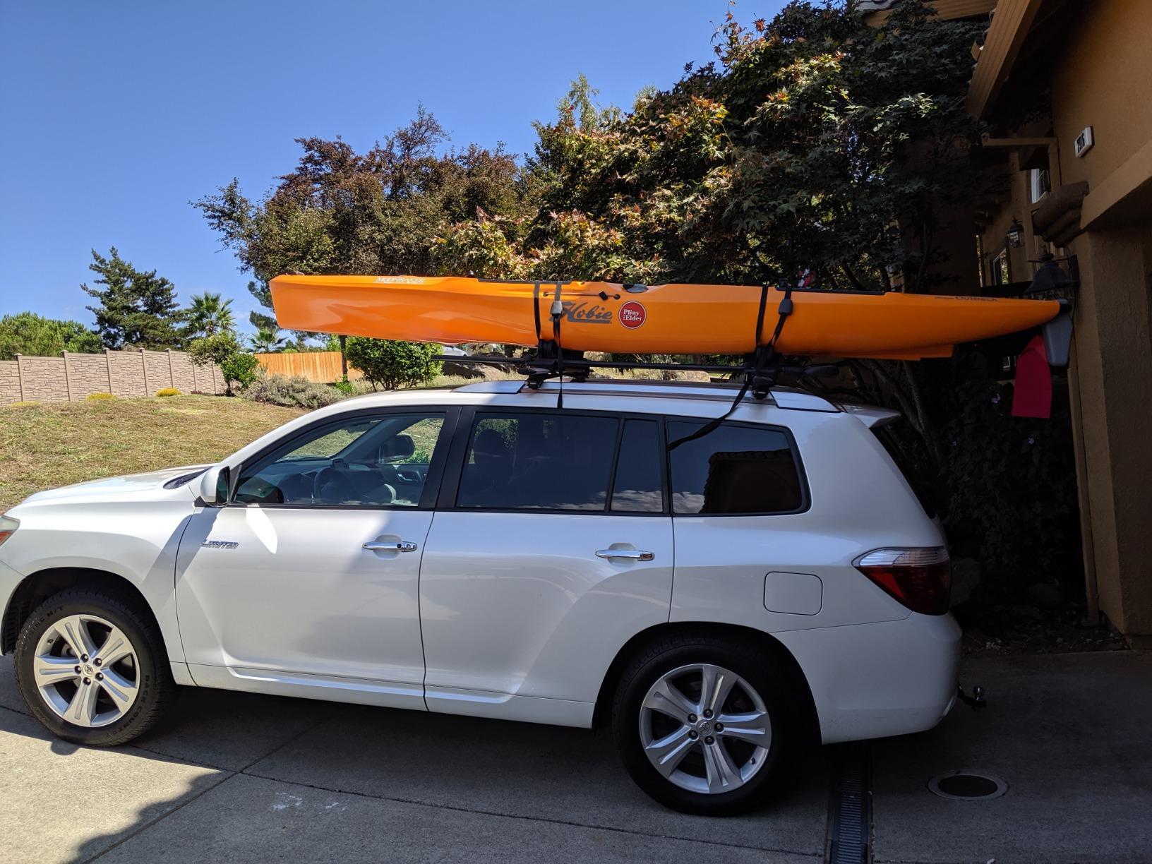 kayak on top of truck