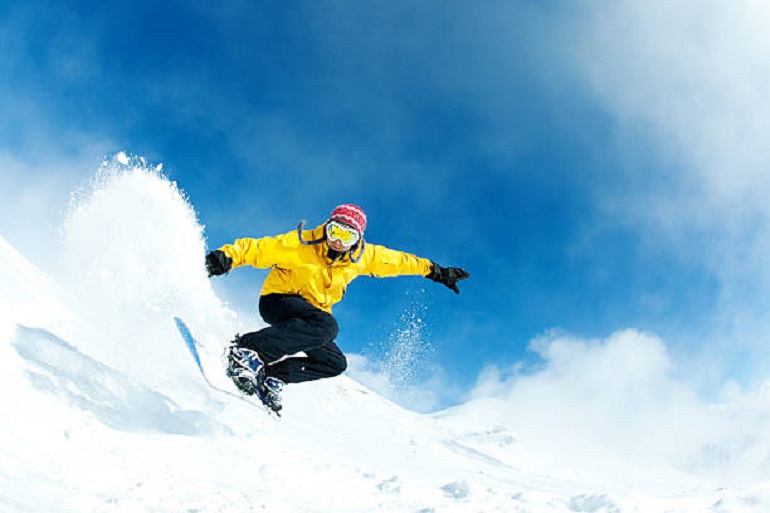 Einlaufen der Snowboardschuhe