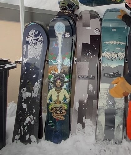 traditionelles Snowboard