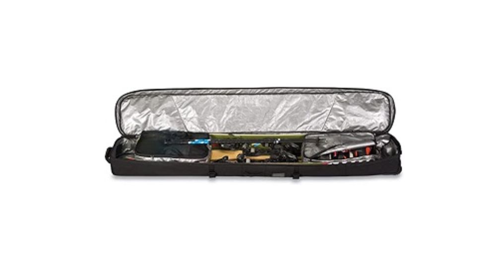 Sacs de ski rembourrés pour voyage en avion – Sac de transport simple pour  ski de fond, descente, vêtements de ski, équipement de neige et accessoires  pour porte-skis, valise de voyage, noir