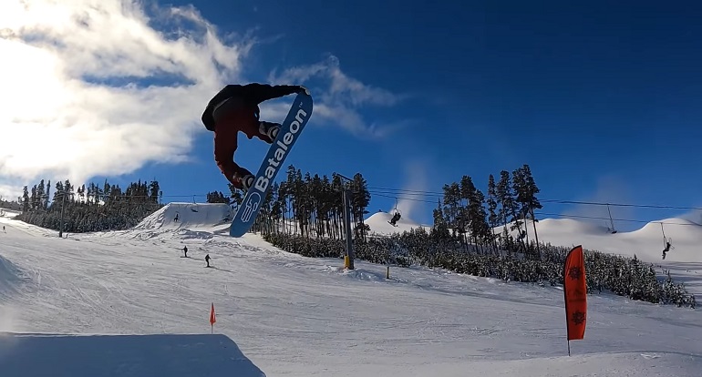 snowboard buttering