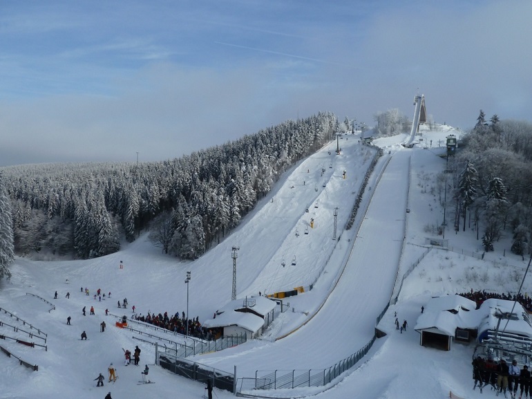 levels of ski slopes