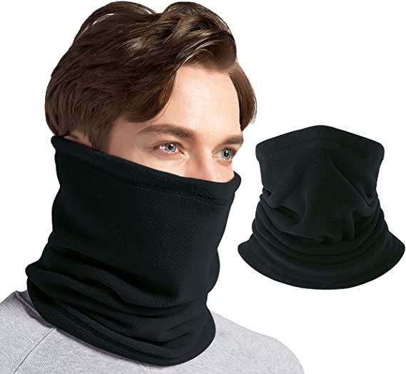 thumbnail interactive-video image 1 of Balaclava Face Mask & Neck Warmer – Soft Fleece Gaiter For Skiing, Motorcycle, Outdoor 1 of 5