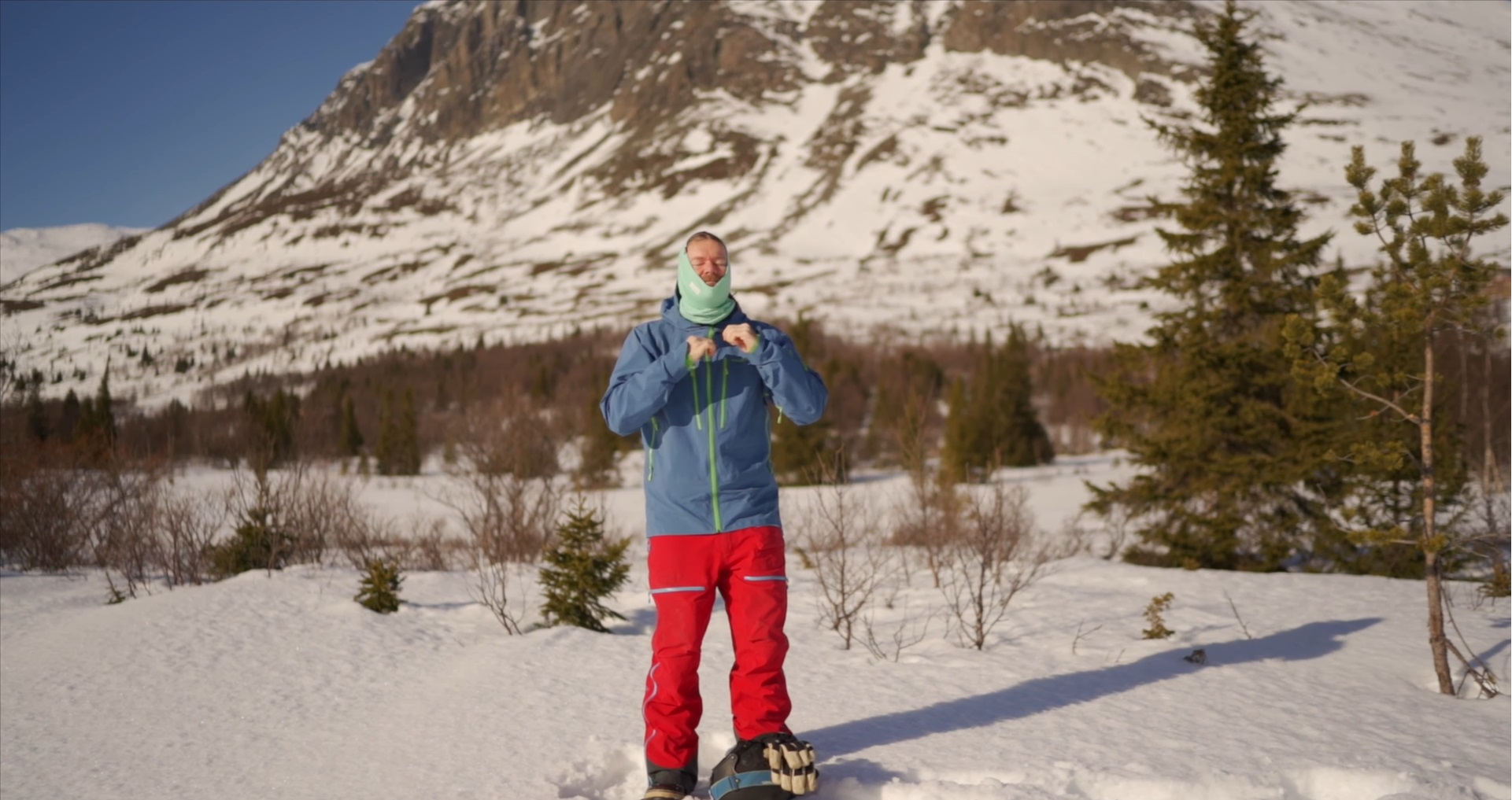 wie man sich beim Skifahren schichtet