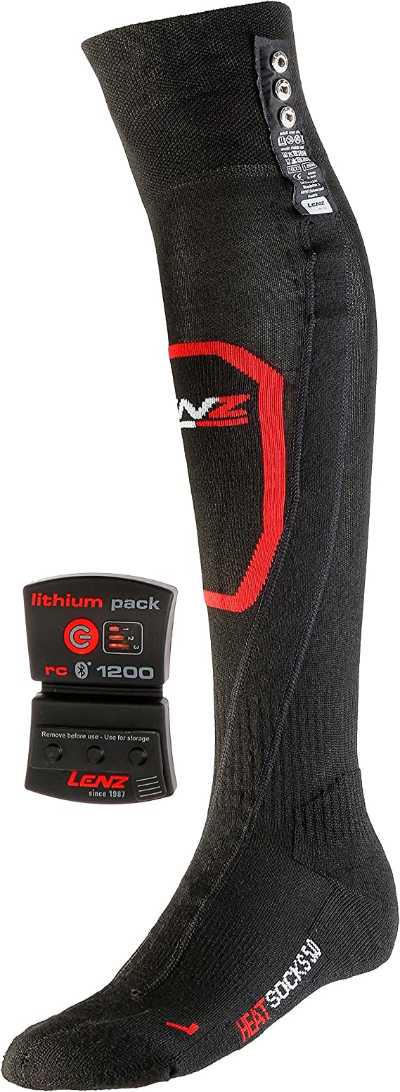 best battery heated socks for skiing