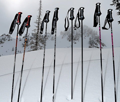 how to determine ski pole length