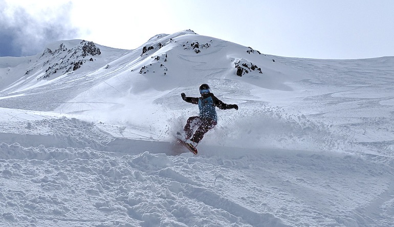 le ski en poudre