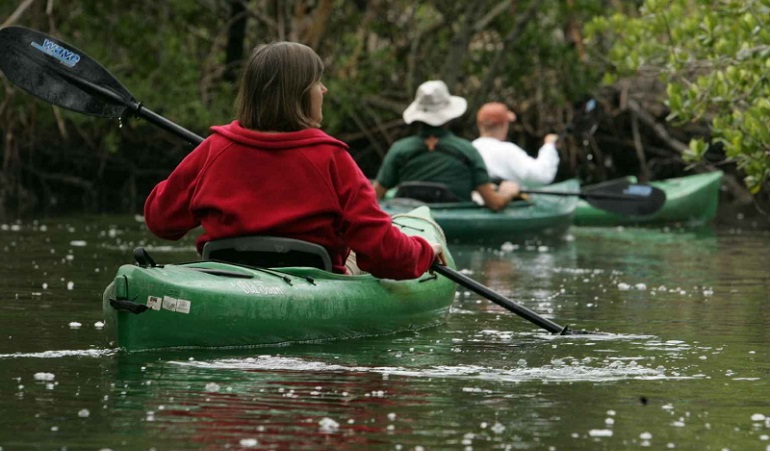 kayak sit in vs sit on