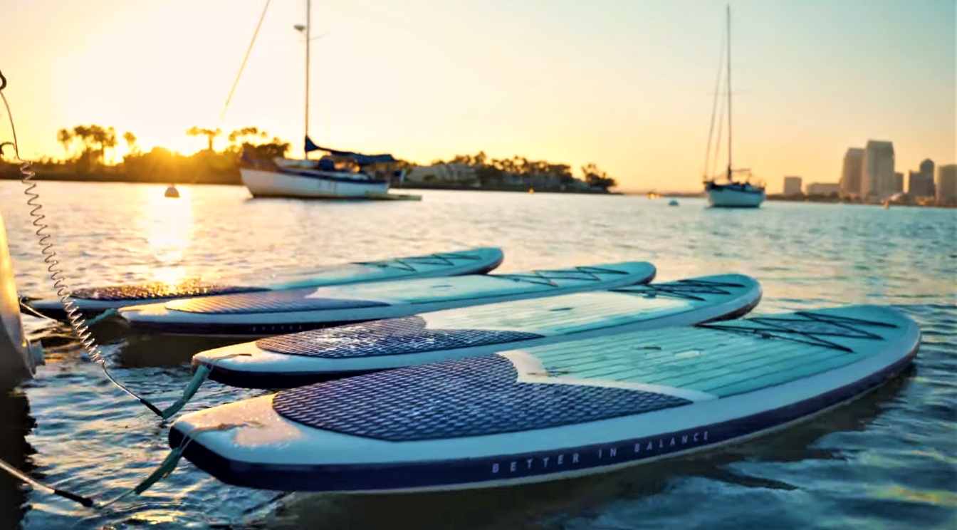 niet opblaasbare paddle board