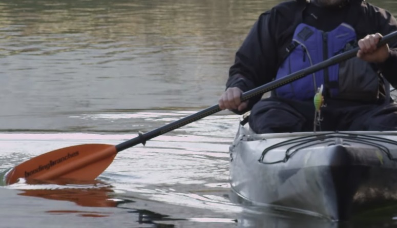 what size kayak paddle