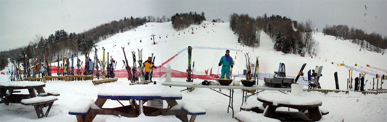 bester Ort zum Skifahren in Michigan