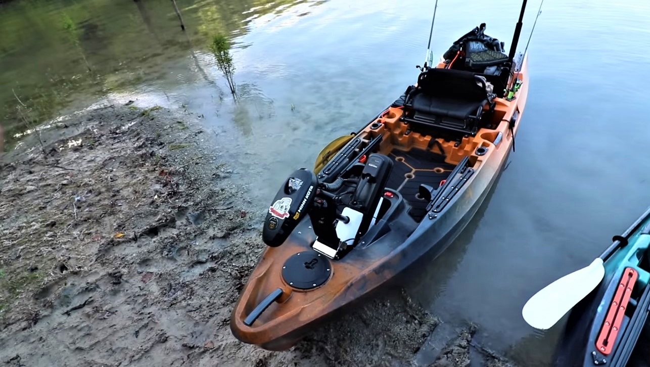 wide kayak fishing