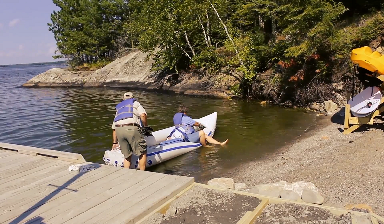 Kayak gonflable 2 personnes