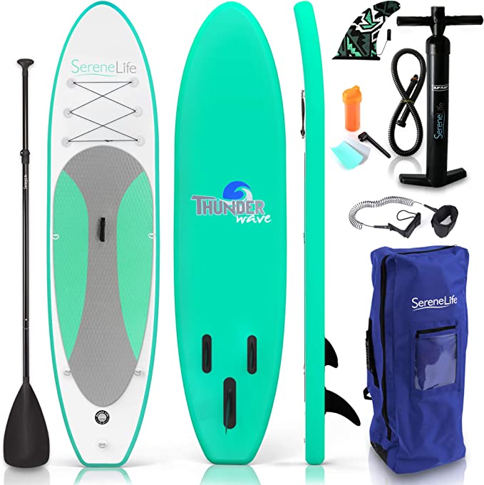 SereneLife Aufblasbares Stand Up Paddle Board