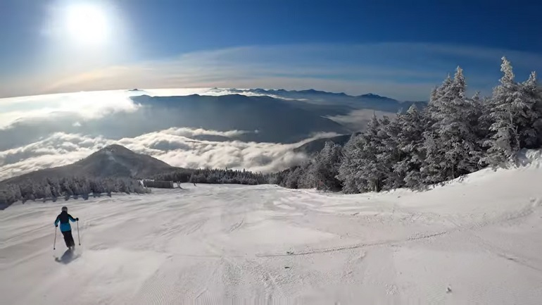 Skifahren an der Ostküste