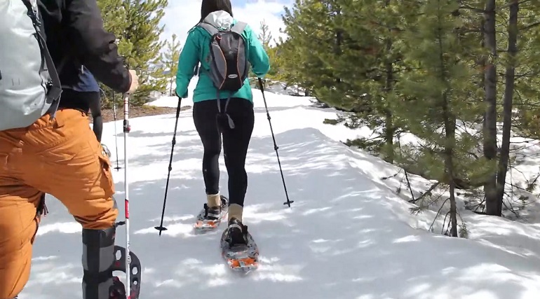 les meilleurs bâtons de raquette à neige