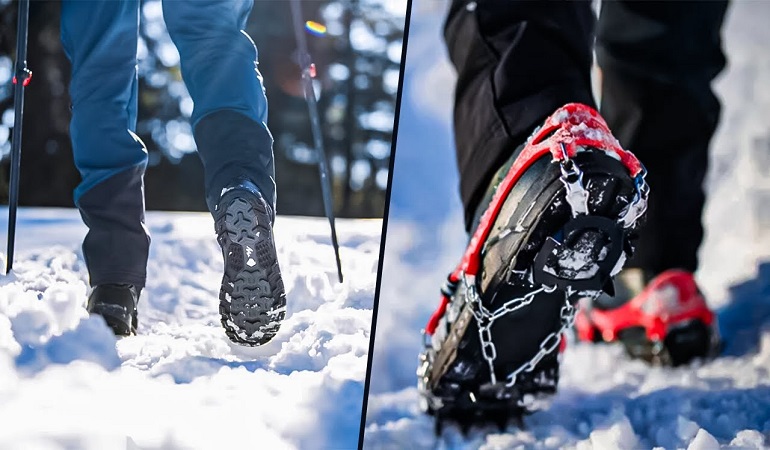 hiking snowshoes