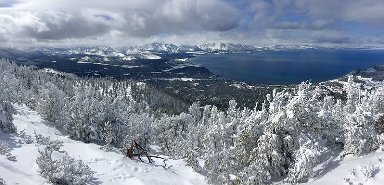 skiing in california