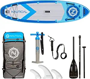 iROCKER Nautical Inflatable Stand Up Paddle Board