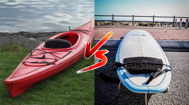 kayaking vs paddle boarding