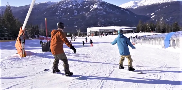 comment tourner sur un snowboard