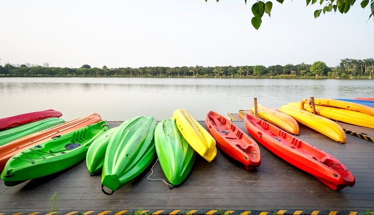 comment ranger un kayak à l'extérieur