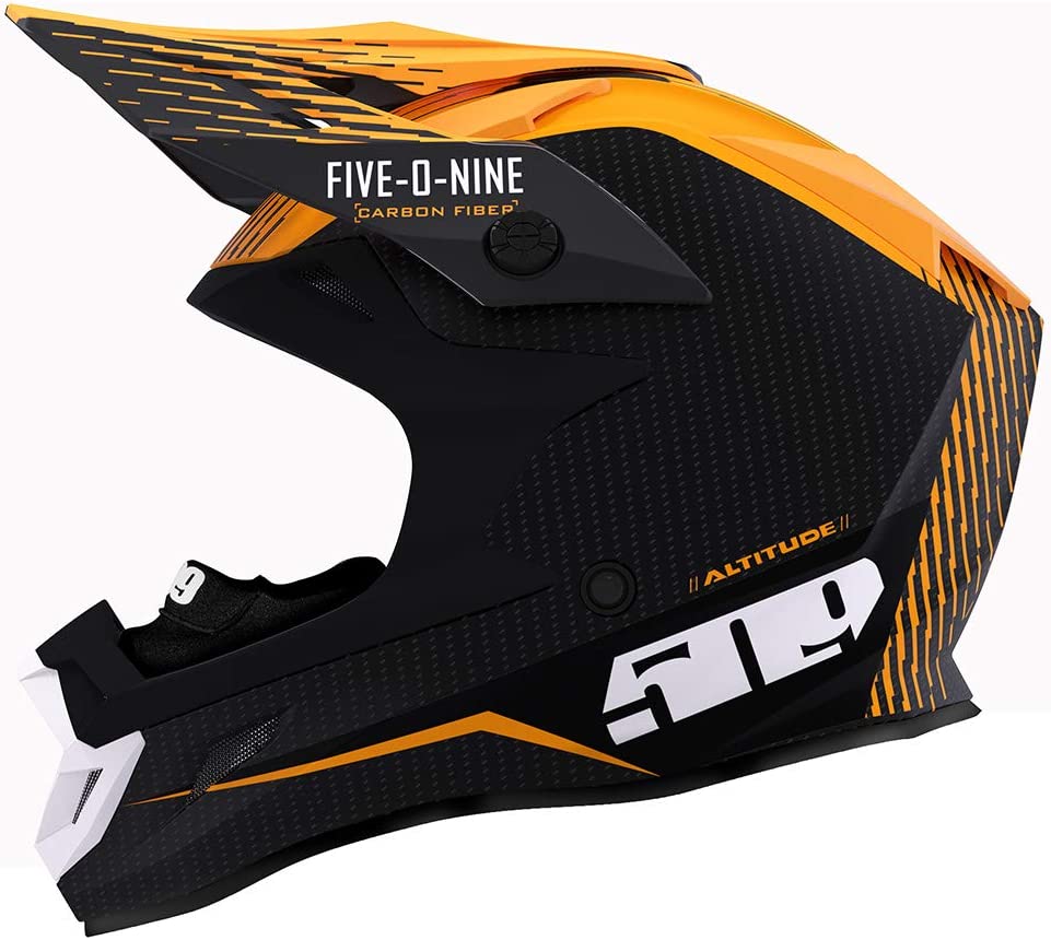 7 Best Modular Snowmobile Helmet In 2024   509 Altitude Carbon Fiber 3K Helmet With Fidlock 