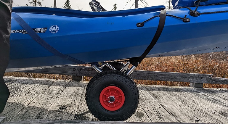 chariot à roues pour kayak