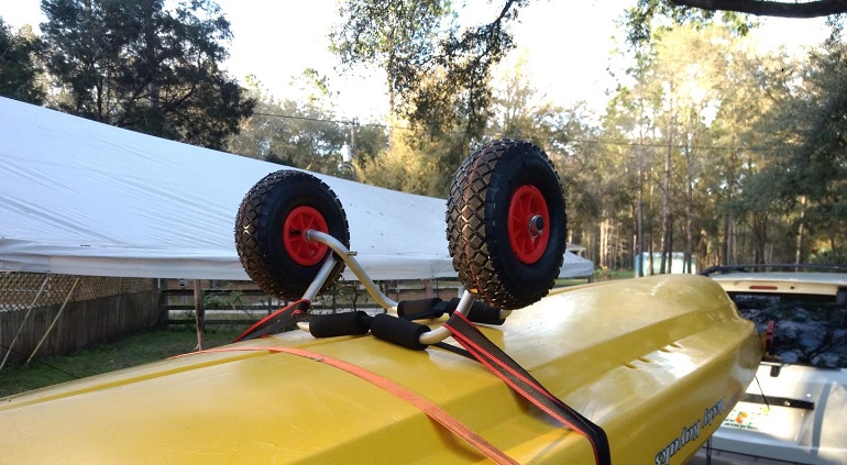 chariot à roues pour kayak