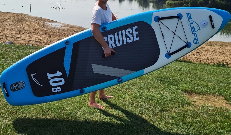 pêche en planche à pagaie