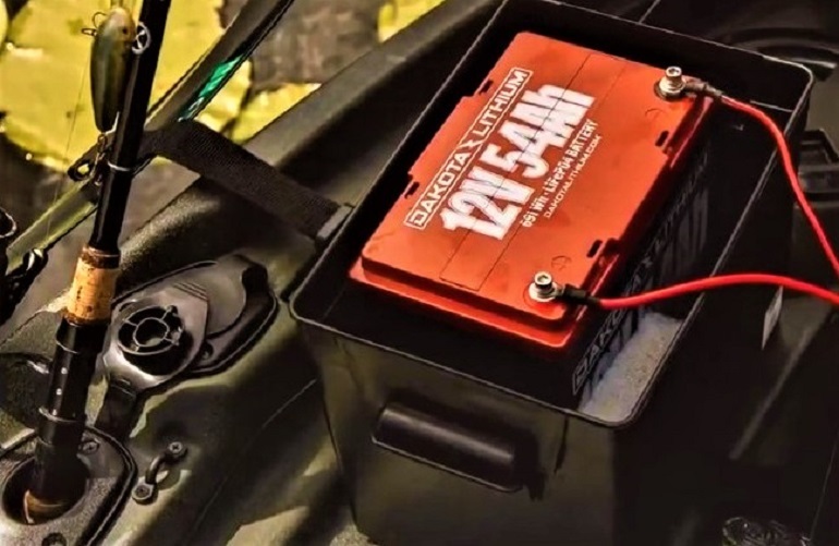 lightest trolling motor battery for kayak