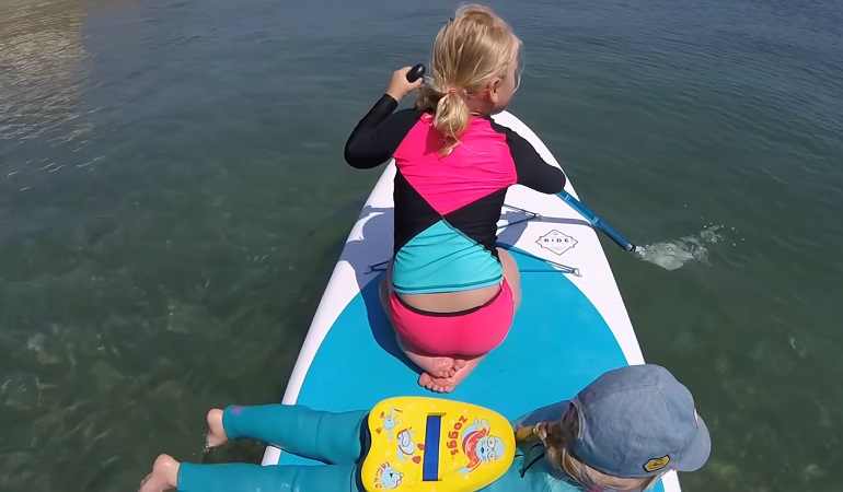 kid paddle board