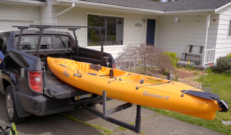 pickup truck kayak