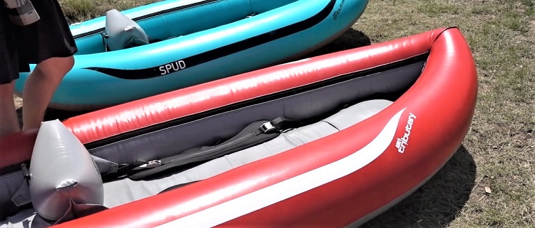 kayak gonflable de rivière