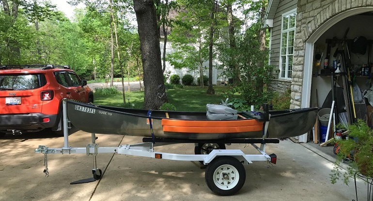 trailer to haul kayaks