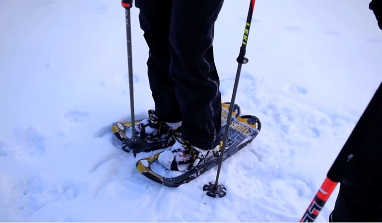 snowshoe hiking