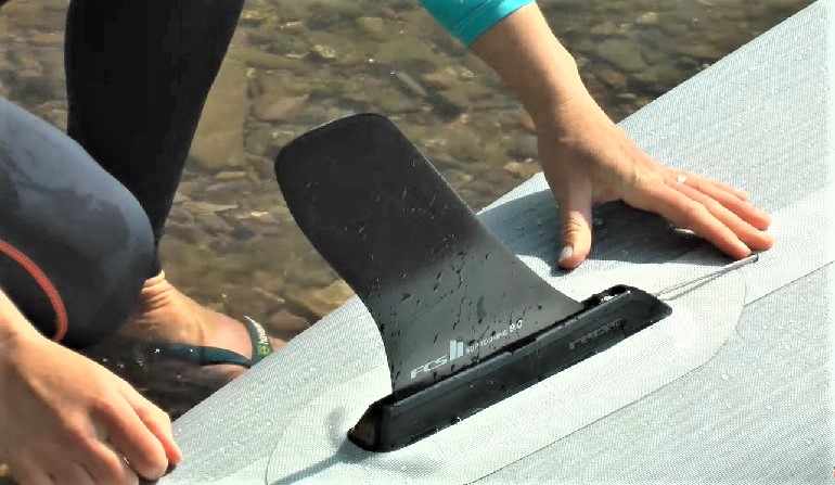 storing inflatable paddle board