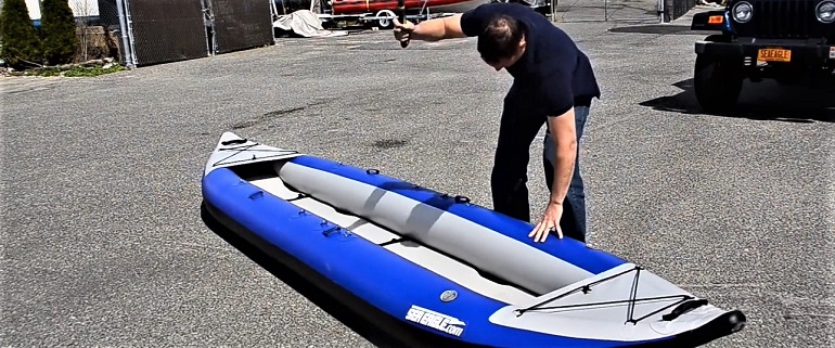 whitewater inflatable kayak