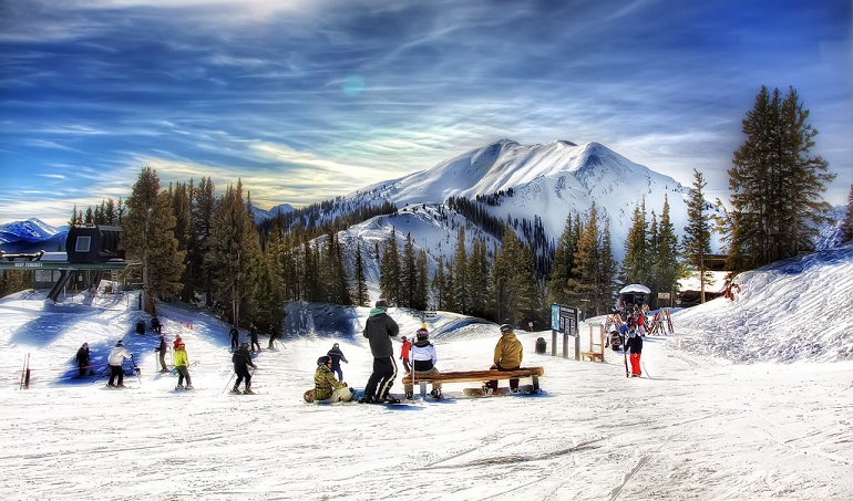 colorado mountains snowboarding